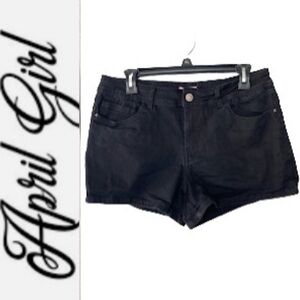 Black April Girl Shorts
